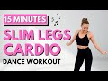 15 min dance cardio for glute  thigh sculptingsaddlebag burnhourglass workoutno jumping