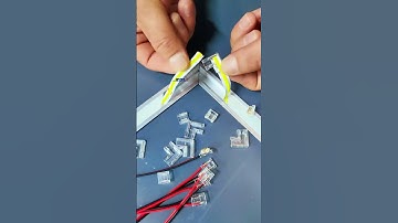 ✂️How to Install a Cuttable COB LED Strip Around a 90° Corner?