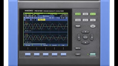PQ3100 Power Quality Analyzer - How to use