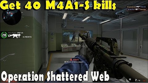 Get 40 M4A1-S kills in a single Deathmatch: Defusal Group Delta match - Week 2 Operation Shattered