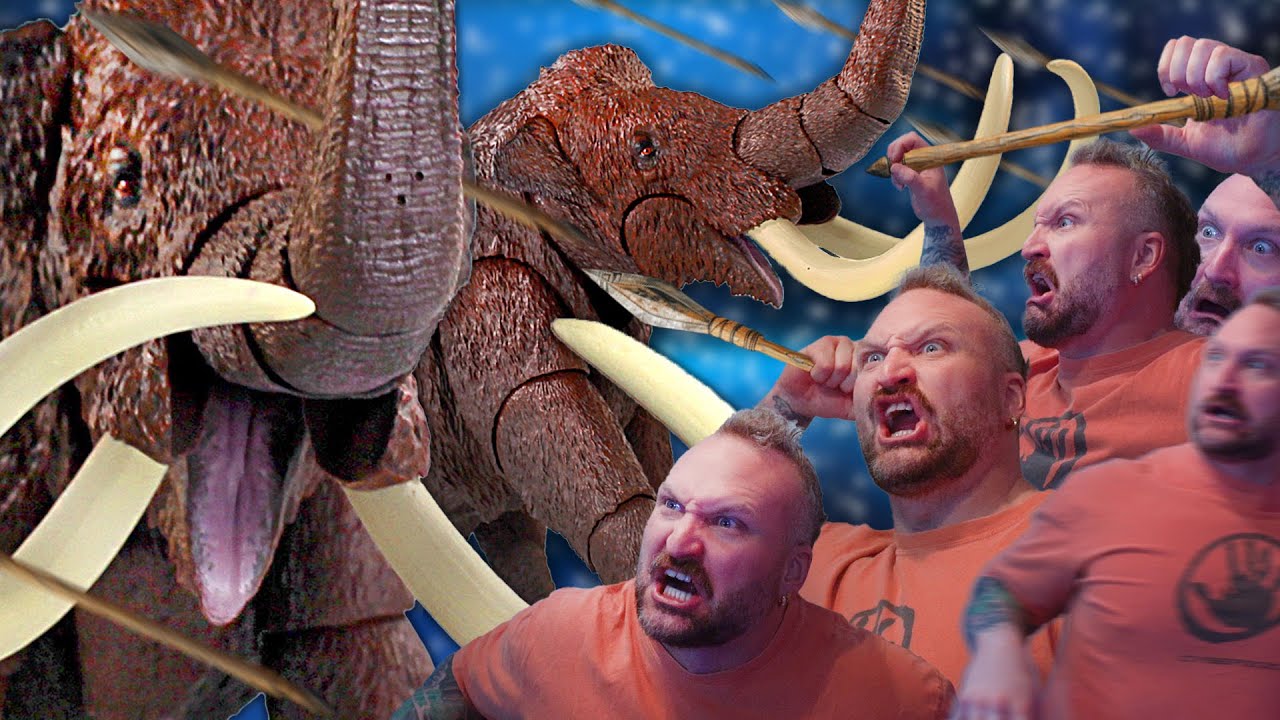 Зверь кайнозойской эры — мамонт! Масштаб 1/18!