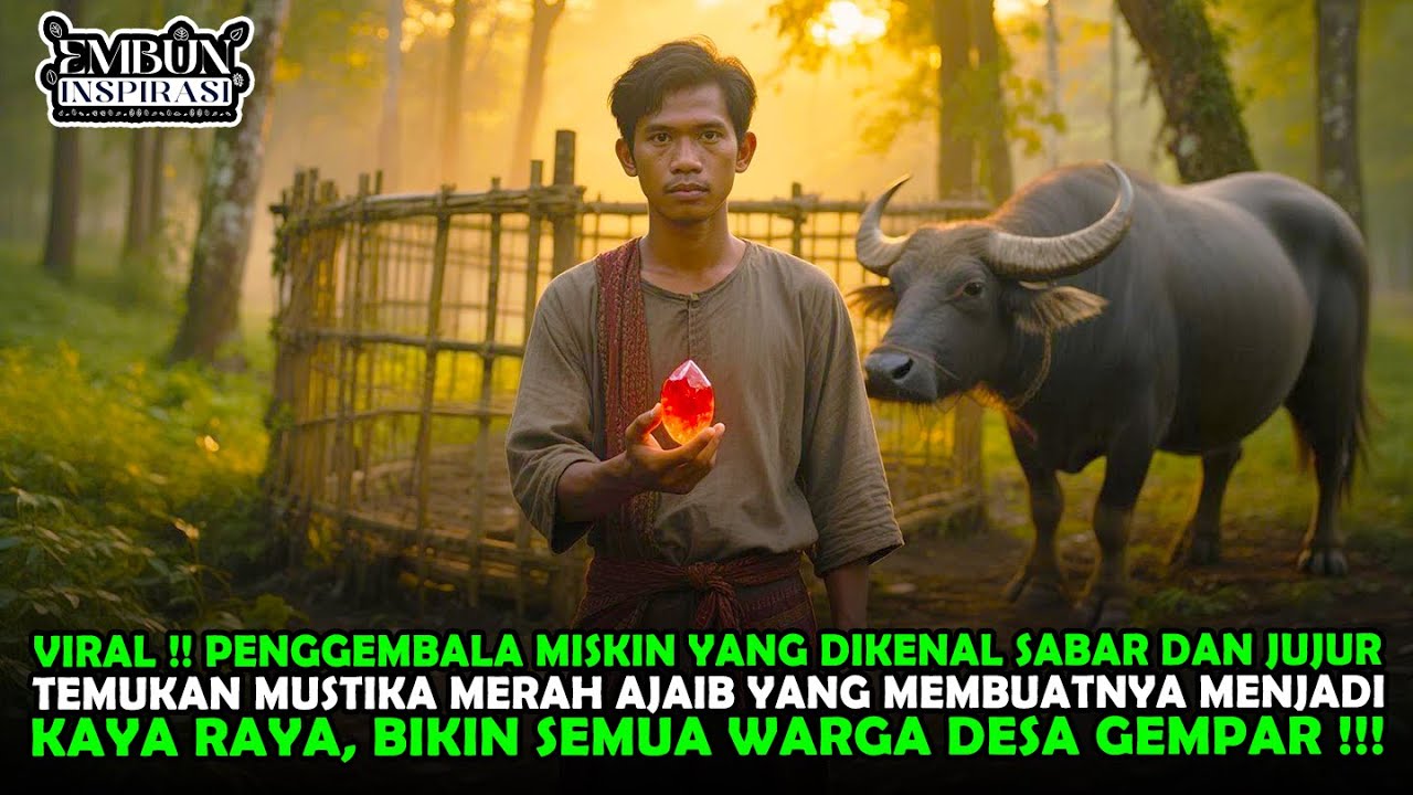 VIRAL !! PENGGEMBALA MISKIN JADI KAYA RAYA SETELAH TEMUKAN MUSTIKA MERAH AJAIB