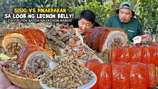 Lechon BELLY na may 'SISIG vs DINAKDAKAN' sa Loob! | 3 in 1 PUTOK BATOK na Lechon Baboy! by TeamCanlasTV - Manyaman Keni! 234,982 views 3 months ago 22 minutes