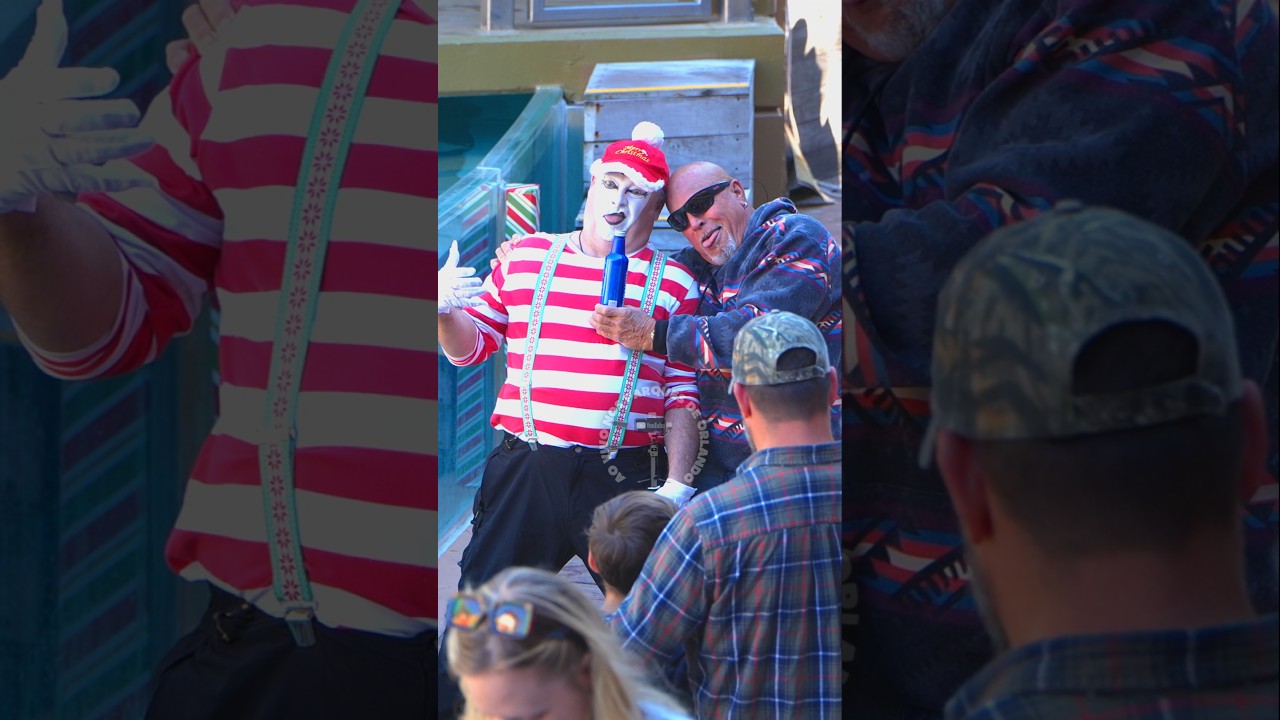 Tom o mímico imitando este homem parecendo bêbado 🍺🥴😂🤣#tomthemime #seaworldmime #seaworldorlando
