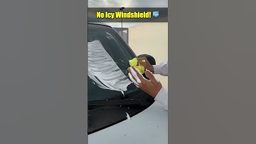 How to Stop Ice from Sticking to Your Windshield – Fast & Easy! #shorts