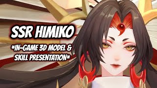 Onmyoji Ssr Himiko In-Game 3D Model & Skill Presentation Cvva 田中理惠 Rie Tanaka
