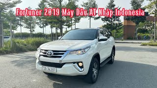 Đã bán  Fortuner 2019 Máy Dầu Nhập Khẩu indo Số Tự động odo 7 vạn klm đẹp xuất sắc bao check