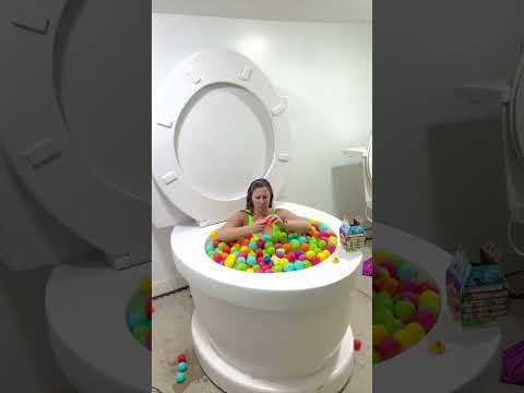 My Boyfriend Pranked Me In Worlds Largest Toilet With Mcdonalds And Surprise Egg With Prize Shorts