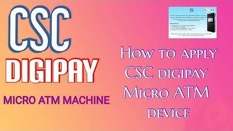 CSC VLE Good News,csc digipay micro ATM is now available on csc portal, how to order csc micro ATM
