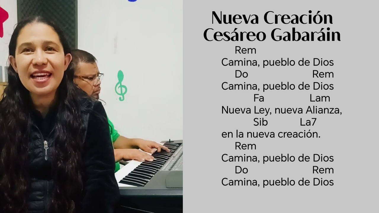 Nueva Creación Cesáreo Gabaráin canto de entrada para cuaresma, letra y acordes