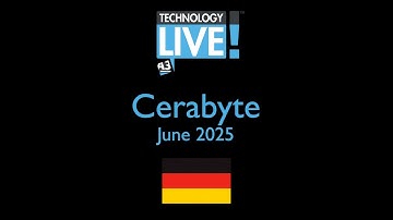 A3 Communications Technology Live! Munich June 2025: Cerabyte