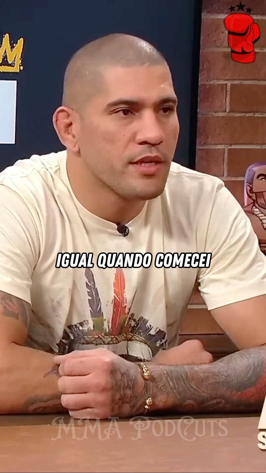 ALEX POATAN FALA DA SUA IRMÃ NO MMA #mma #luta #boxe #ufc #shortsfeed #brasil #foryou
