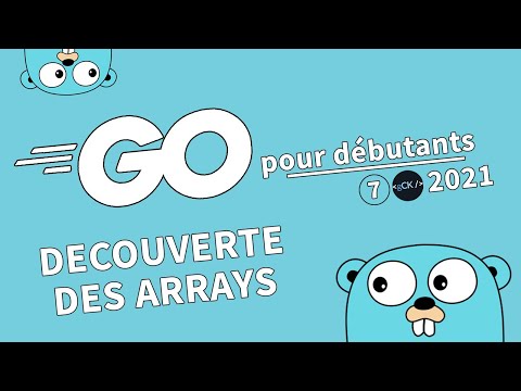 [7/??] Découverte des arrays | Tutoriel Français Golang pour débutants 2021