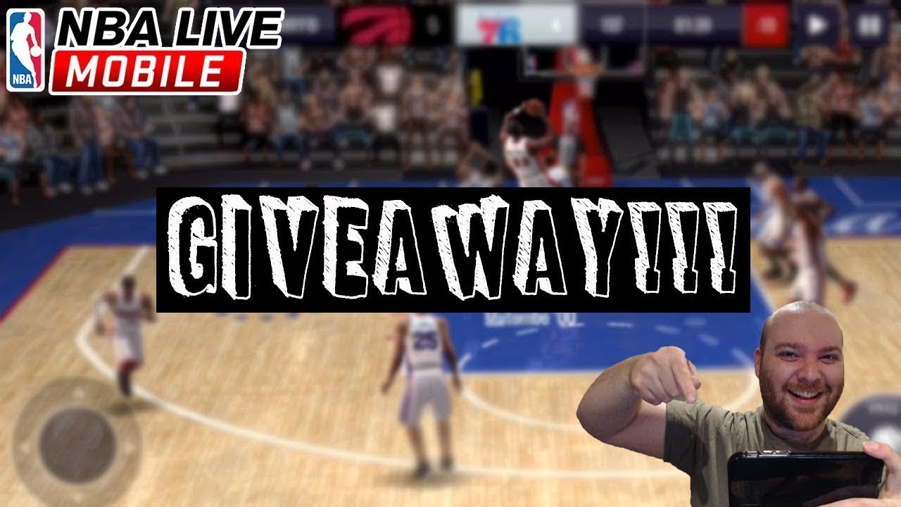 Streaming NBA Live Mobile GIVEAWAY, opening packs, doing some gameplay with kcwinn66!