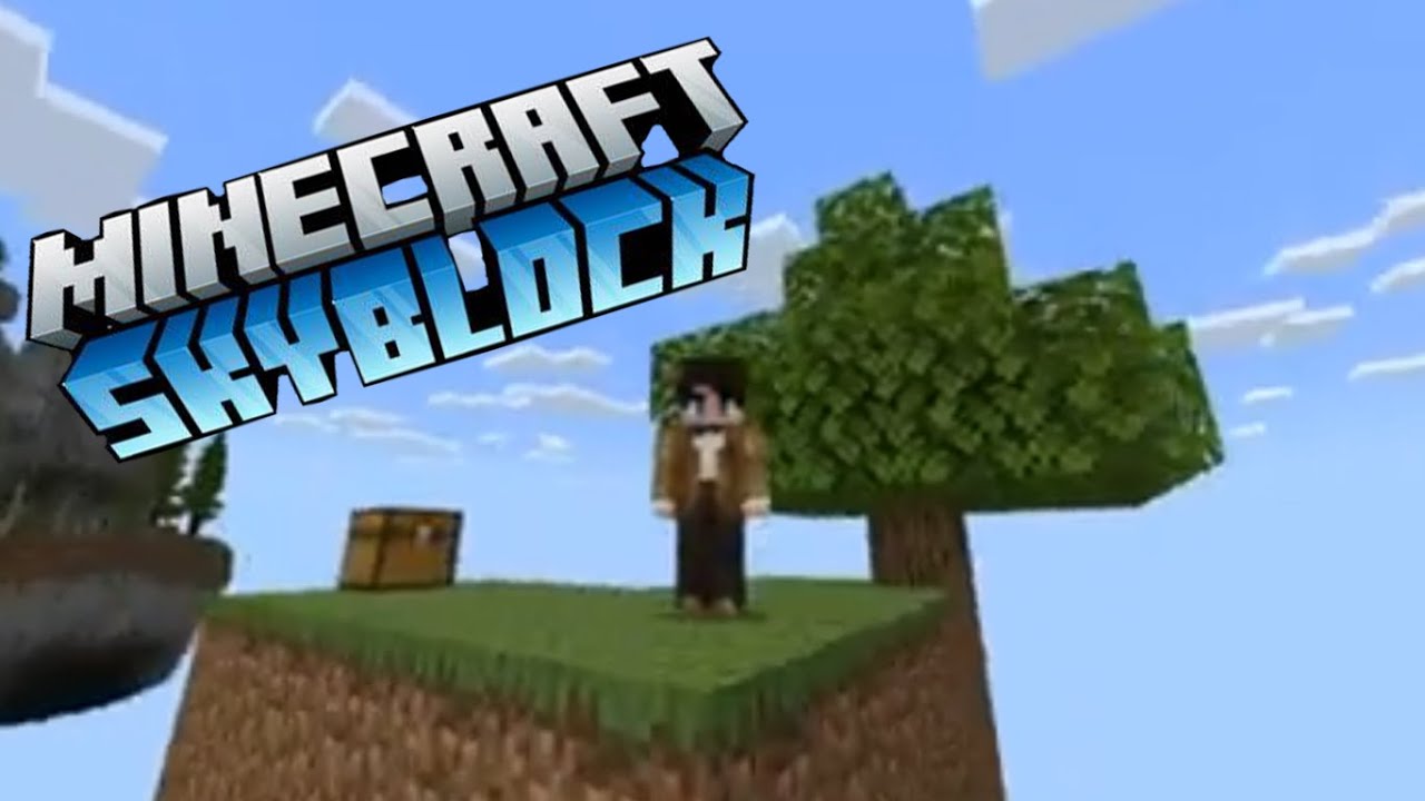 SKYBLOCK Let's Play Minecraft Episode 1 - YouTube