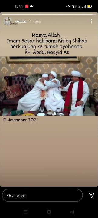 Mengenang KH Abdol Rosyid Syafi'i  Bersama Imam besar  Al Habib Rizieq Syihab