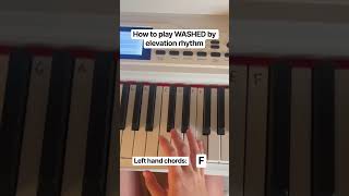 How to play WASHED by Elevation Rhythm #piano #tutorial #fyp #shorts #christian
