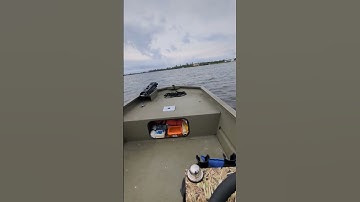 Jon Boat test with float pods installed