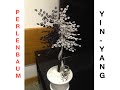 YIN UND YANG. Bäume aus Glasperlen. Beaded trees. ANNA&#39;S PERLEN