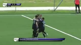 Kamran Guliyev(Jonava FC) great free kick goal against Hegelmann FC
