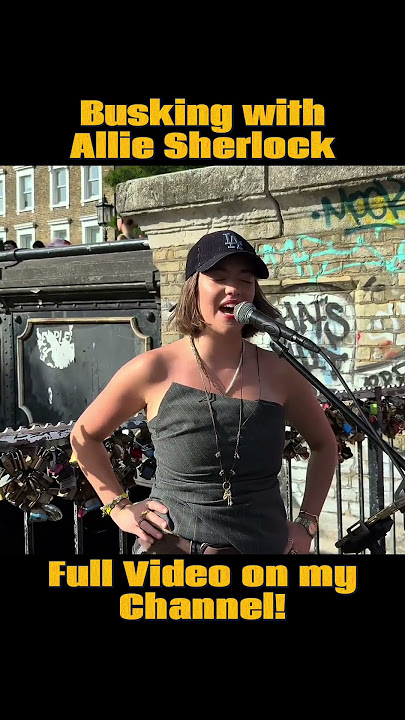 Busking with Allie Sherlock #acousticcover #edsheeran #edsheeranperfect #perfectcover #busking #fyp