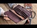 Making a Women's Leather Wallet (WITH PATTERN!)