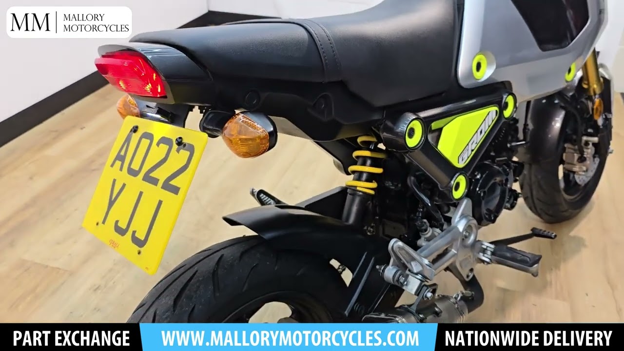 Used 2022 Honda MSX125 Grom For Sale in Derbyshire at Mallory Motorcycles