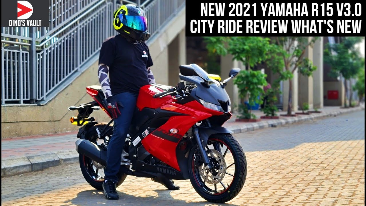 New 2021 Yamaha R15 V3 Metallic Red City Ride Review Is It Still Worth ...