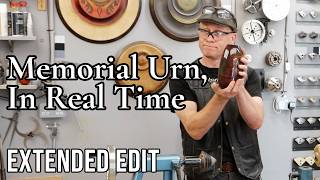 ASMR Woodturning Session: Sycamore Urn No Talking No Music