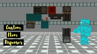 Minecraft CUSTOM NUMBER ITEM DISPENSER | One Wide | Cheap | Smallest