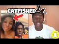 CATFISHING MY 17 YEAR OLD FRIEND USING GIRL SNAPCHAT FILTER!! 😱🙎🏾‍♀️*He got freaky*