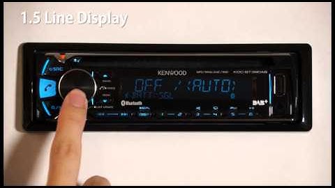 2015 Kenwood CD-Receiver 1.5" Line Display