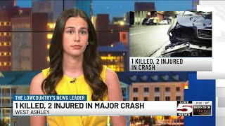 VIDEO: 1 killed, 2 injured in West Ashley crash