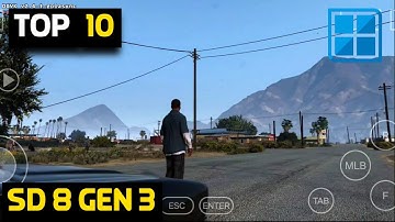 TOP 10 Winlator Android Games - ULTRA REALISTIC GRAPHICS | Snap 8Gen 3