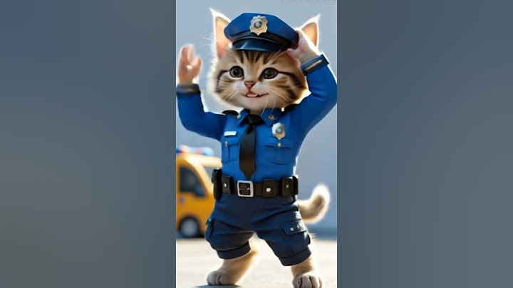cute cat police dance 😍#shorts #shortsfeed #ytshorts #catdance #funnydance #viralcats #usacats