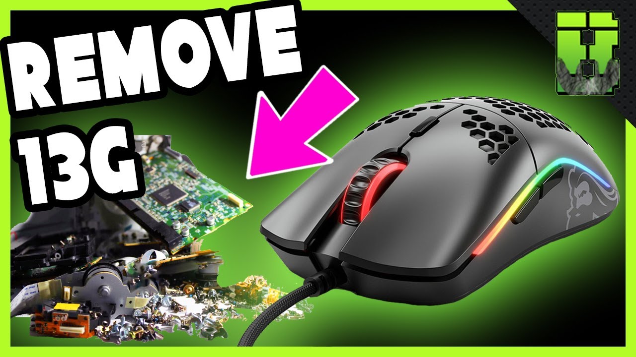 Glorious Model O Gaming Mouse Teardown Weight Reduction Mod Odin Glossy Black With 3360 Sensor Youtube