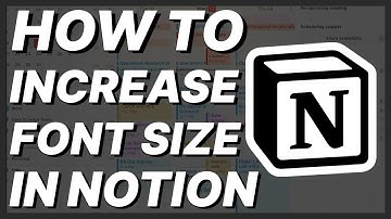 How To Increase Font Size Notion