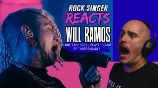 Rock Singer @PhillipNathanielFreeman REACTS to @TheWillRamos and his One-Take of Unbreakable!