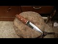 Making a Scottish dagger ( sgian - dubh ) from an old file.