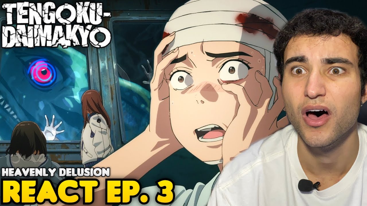 QUE HISTÓRIA TRISTE 😭 React Tengoku Daimakyou EP. 8 (Heavenly Delusion) 