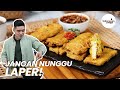 Renyah wangi nagih  tempe goreng tepung  sambal kecap bawang