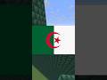بنيت أكبر علم للجزائر في تاريخ ماين كرافت Minecraft Shorts