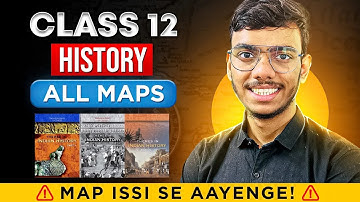 Class 12 History Map Work | All Maps in One Video Board Exam 2025 CBSE Humanities @HumanitiesKaGhar