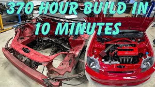 Ground Up Ek Civic Build In 10 Minutes
