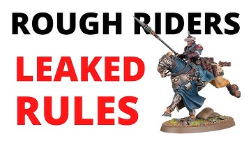 Attilan Rough Riders - Leaked Datasheet from New Astra Militarum Codex