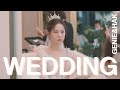 [지니웨딩]  WEDDING DAY VLOG 1 / 결혼식 현장 브이로그 🤵🏻🤎👰🏻 / 우아프 본식 헤어 메이크업 현장 ~ 청담 드레스가든 신부대기실 / 웨딩 브이로그