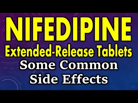 Nifedipine side effects | side effects of nifedipine tablet | common side effects of nifedipine