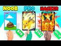 NOOB vs PRO vs HACKER - Pokemon Card Evolution