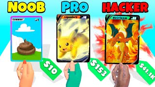 NOOB vs PRO vs HACKER - Pokemon Card Evolution