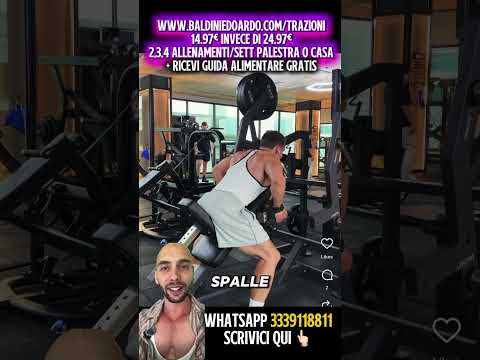 l'ESERCIZIO SCONOSCIUTO per la SCHIENA